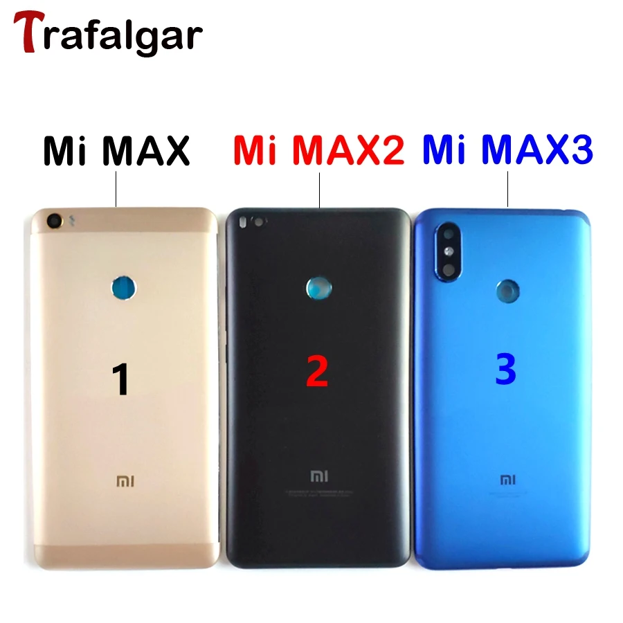 

For Xiaomi Mi MAX 3 Back Housing Battery Cover Rear Door Case Max2 MAX3 Middle Chassis For Xiaomi Mi Max 2 Back Housing Replace