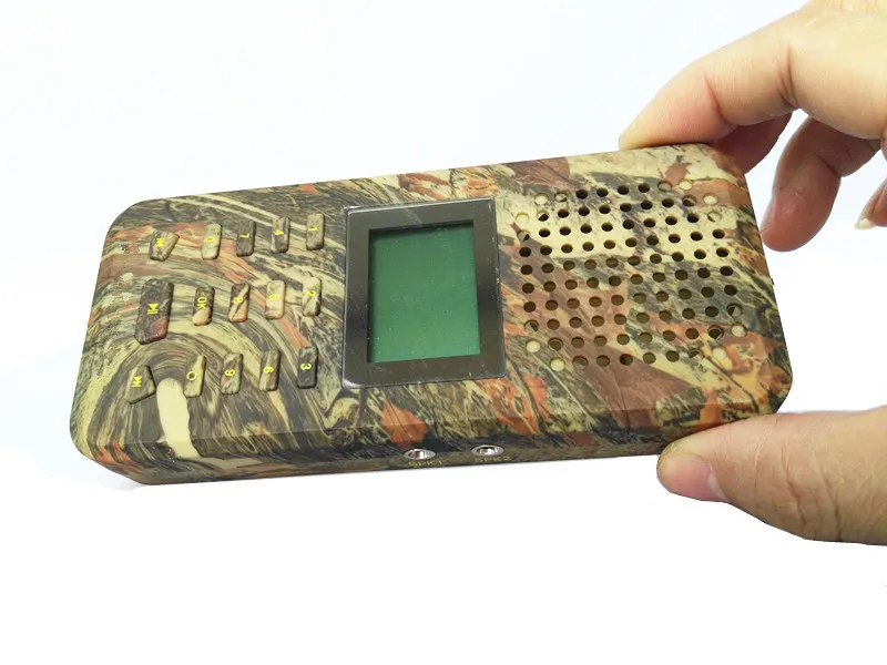 

PDDHKK Hunting Bird Caller MP3 Built-in 150 Bird Voices Predator Sound Caller with 2200mAh Rechargeable Battery Camouflage Color