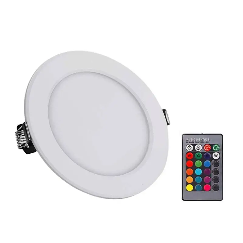 AC85-250V 180 градусов светодиодный потолочный светильник RGB настенный светильник для дома освещение с пультом дистанционного управления