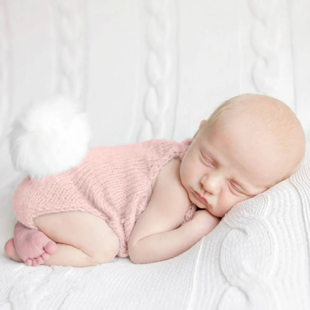 

Baby Girls Knitting Rompers Autumn Winter Carton Rabbit ear boys girls clothing set infant clothes photo props Jumpsuit