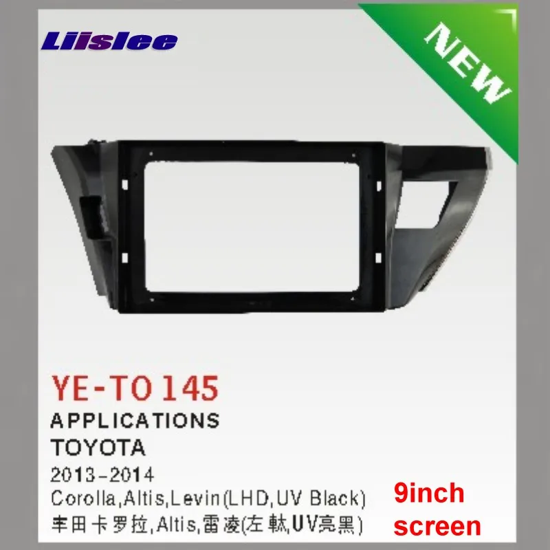 

Liislee For Toyota Corolla Altis Levin 2014 Car Refitting DVD GPS NAV Frame CD Panel Dash Kit Radio Frame Audio Fascia