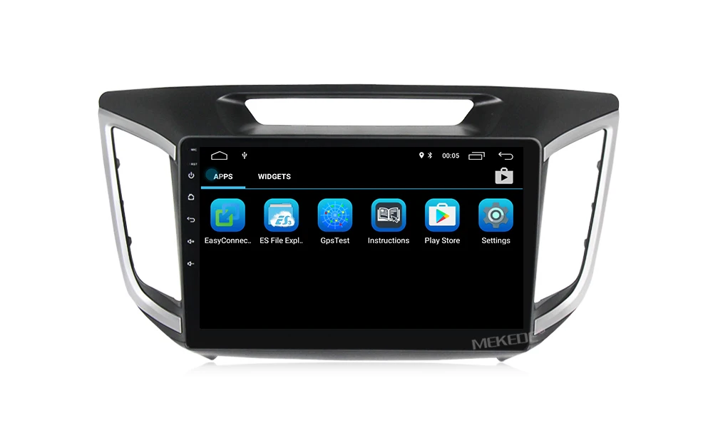 10," 1024x600 HD Quad 4 ядра Android 8,1 автомобильный DVD для hyundai Creta IX25-18 с Оперативная память gps радио навигации