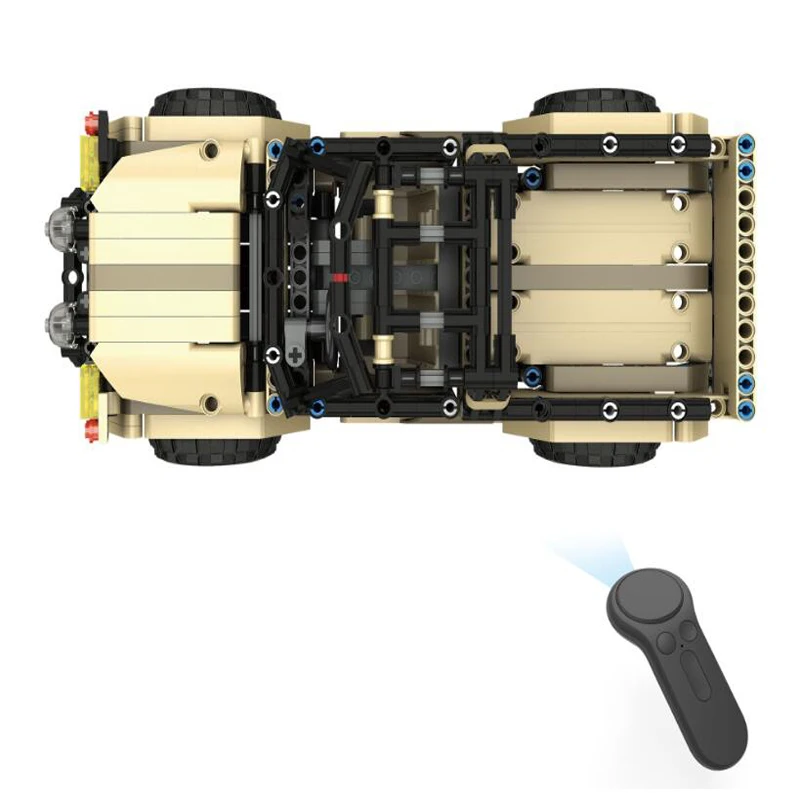 RC Car 1:18 DIY Assemble RC Cars Alloy 2.4G Radio Control Brick Trucks Toys Gift remote control car toys for children 