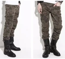 2015 komine Camouflage jeans automobile race off-road pants drop resistance motorcycle jeans plus size
