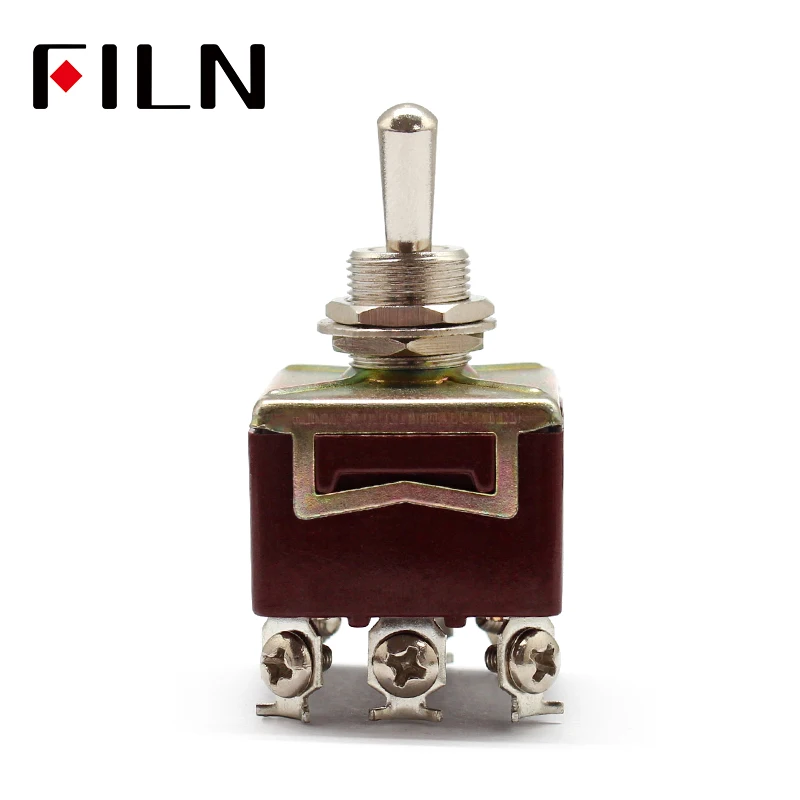 250V15A 125V20A ONOFFON 3 Position, ON ON 2 postion DPDT  Toggle Switch