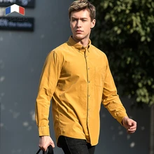 Langmeng 100% baumwolle marke 2017 cord casual männer langarm-shirt slim fit mens dress shirts männlichen clothing chemise homme