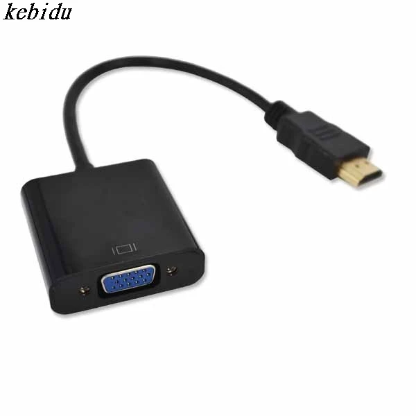 HDMI в VGA адаптер мужской в Famale конвертер адаптер 1080P цифро-аналоговый видео аудио для ПК ноутбук планшет