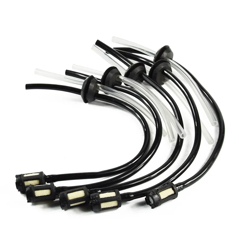 5pcs Chainsaw Oil Pipe Assy Fuel Pipe For Grass Cutter Brush Cutter