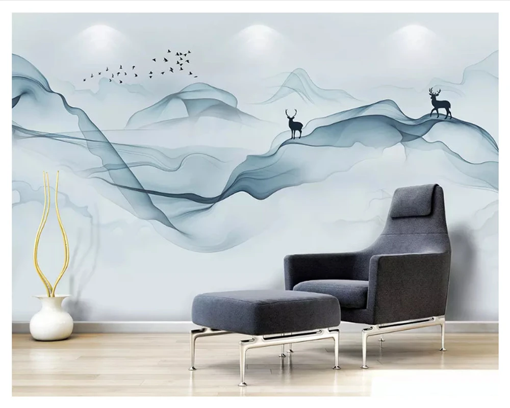 Beibehang New Chinese Abstract Ink Landscape Art Oil Painting