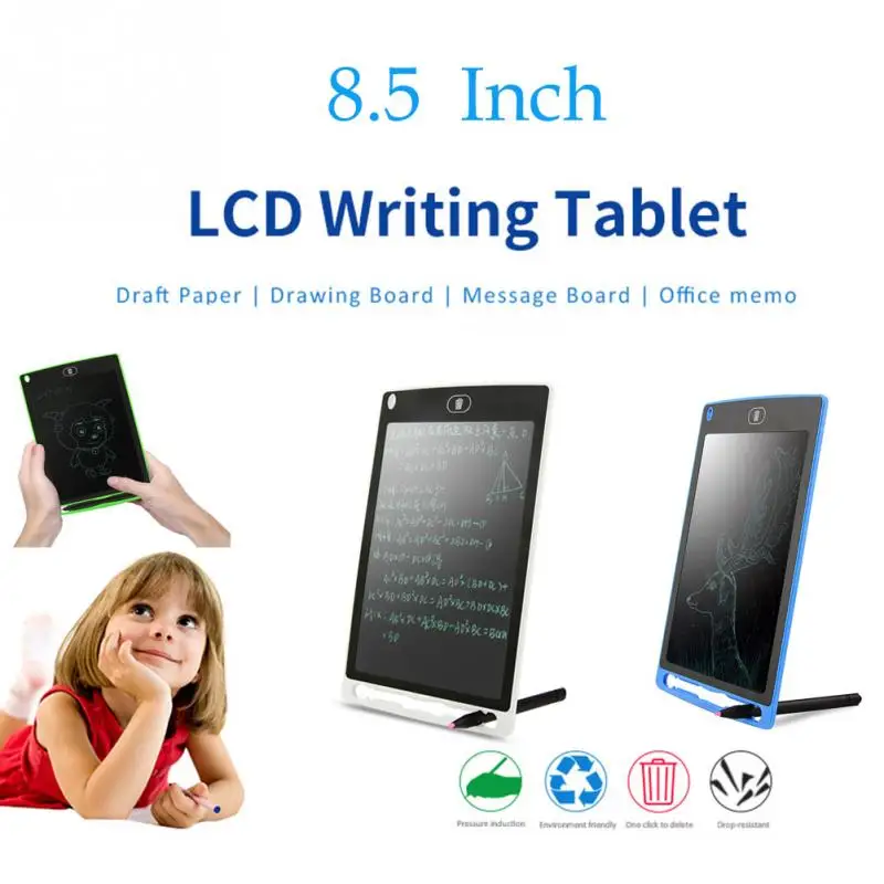 

8.5-inch LCD Writing Board Portable Drawing Tablet High Luminance Electronic Notepad Ultrathin Kids LCD Handwriting Pads