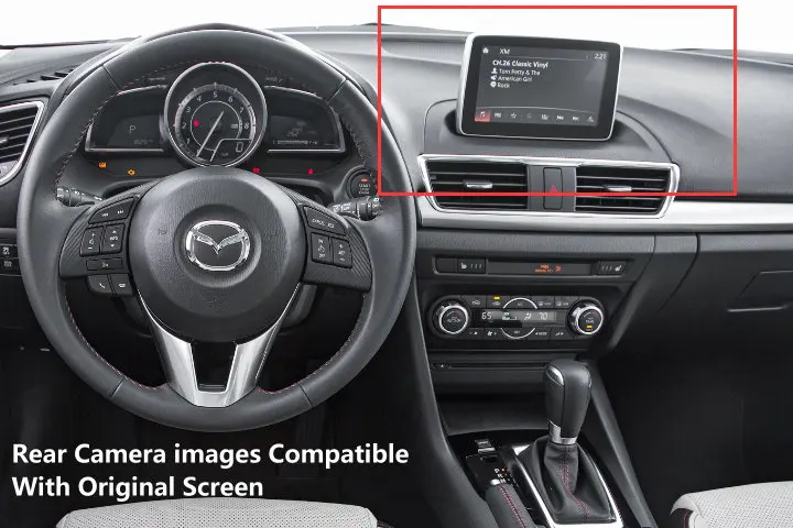 For Mazda 3 Mazda3 Axela BM Sedan 2013~2016  Car Rear View Back Up Reverse Camera Sets  interior