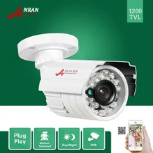 ANRAN HD 1200 ТВЛ 1/2. 5 SONY CMOS IMX138 Датчик 24 ИК Открытый Ночного Видения Безопасности Водонепроницаемая Камера ВИДЕОНАБЛЮДЕНИЯ Ик-cut OSD меню