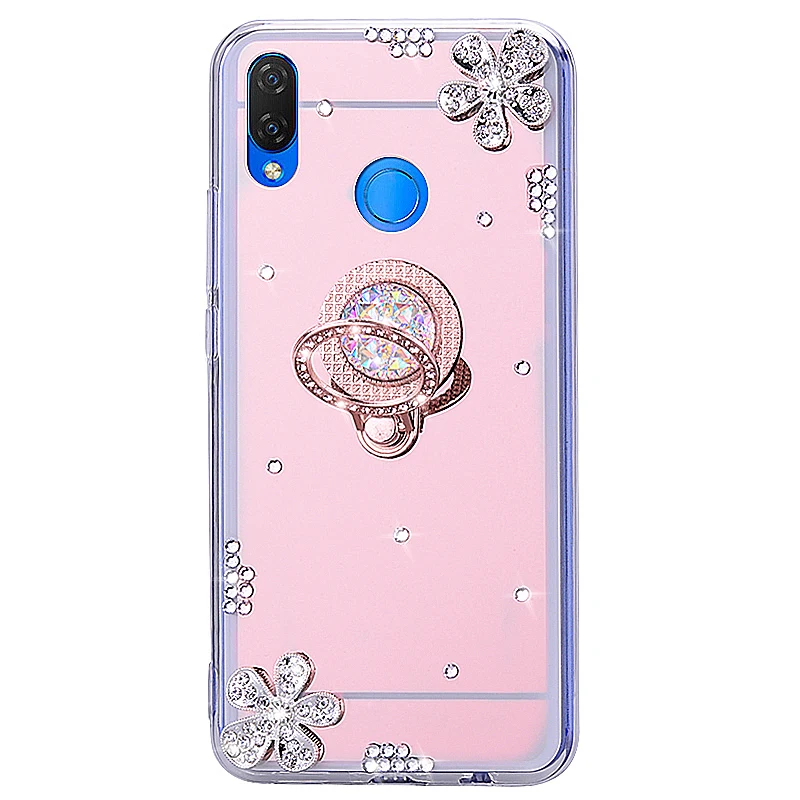 Зеркальный чехол P Smart Z для Huawei P30 P20 Pro Mate 20 30 lite 20s Honor 8X 9X Premium Nova 5T Y5 2018 Y7 Y9 2019
