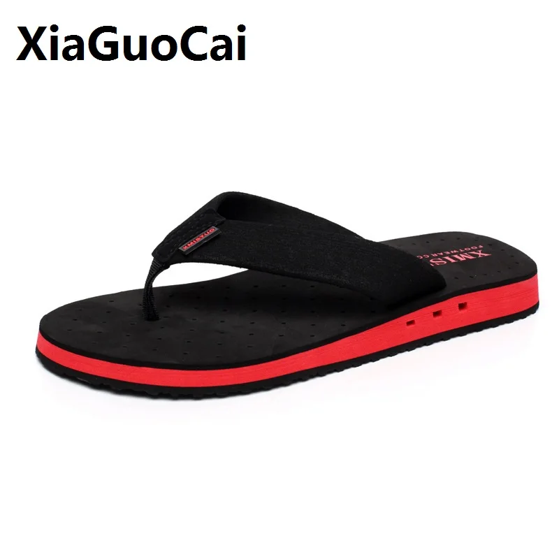 

Big Size 38-48 Summer EVA Men Slippers Flip Flops Breathable Flat Casual Shoes Solid Beach Outdoor Non-slip Open Toe Male Soft