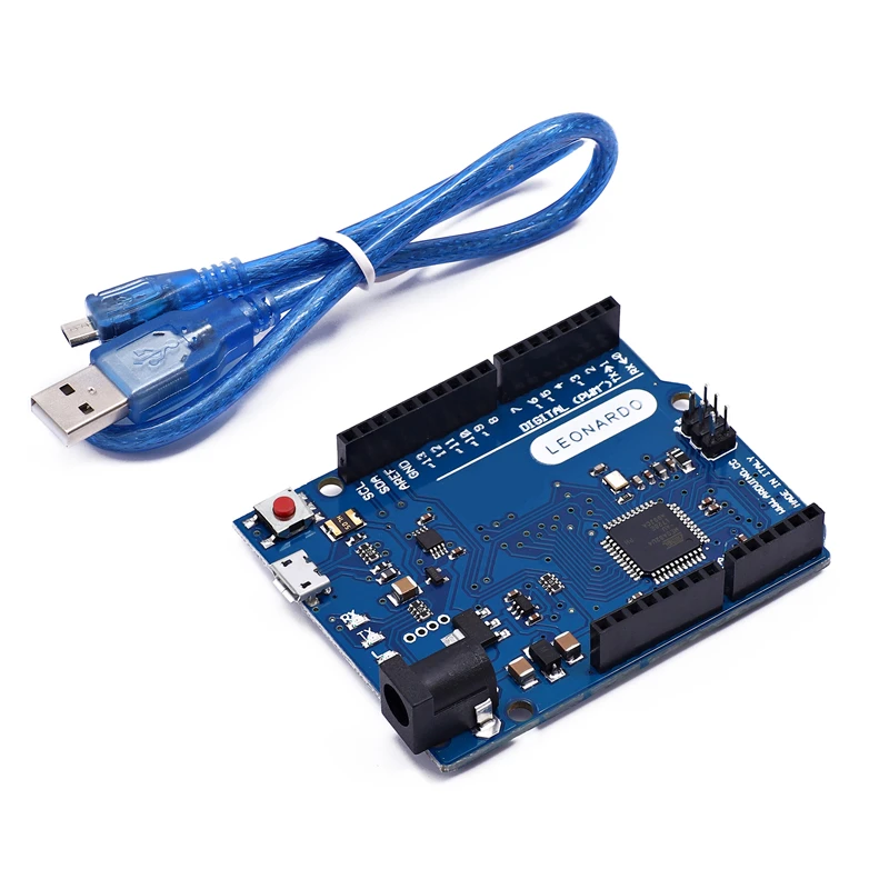 1 комплект/Leonardo R3 макетная плата ATMEGA32U4 модуль официальная версия с кабелем для передачи данных