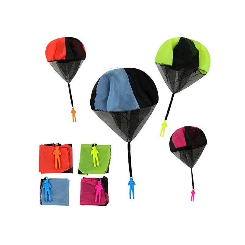 

Mini Hand Throwing Parachute Outdoor Sports Kids Toy Playing Soldier Parachute Fun Flying Educational Toys