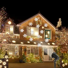 Outdoor Light Garden Lamp Waterproof Snow Lamps Snowflake LED Stage