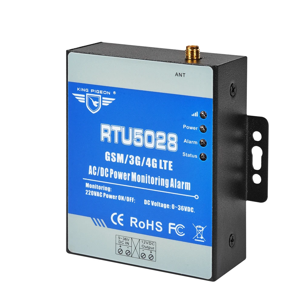 Беспроводной GSM 3g 4G сбой питания/восстановление системы сигнализации с 1 выходом для звука сирены поддерживает Modbus TCP RTU5028