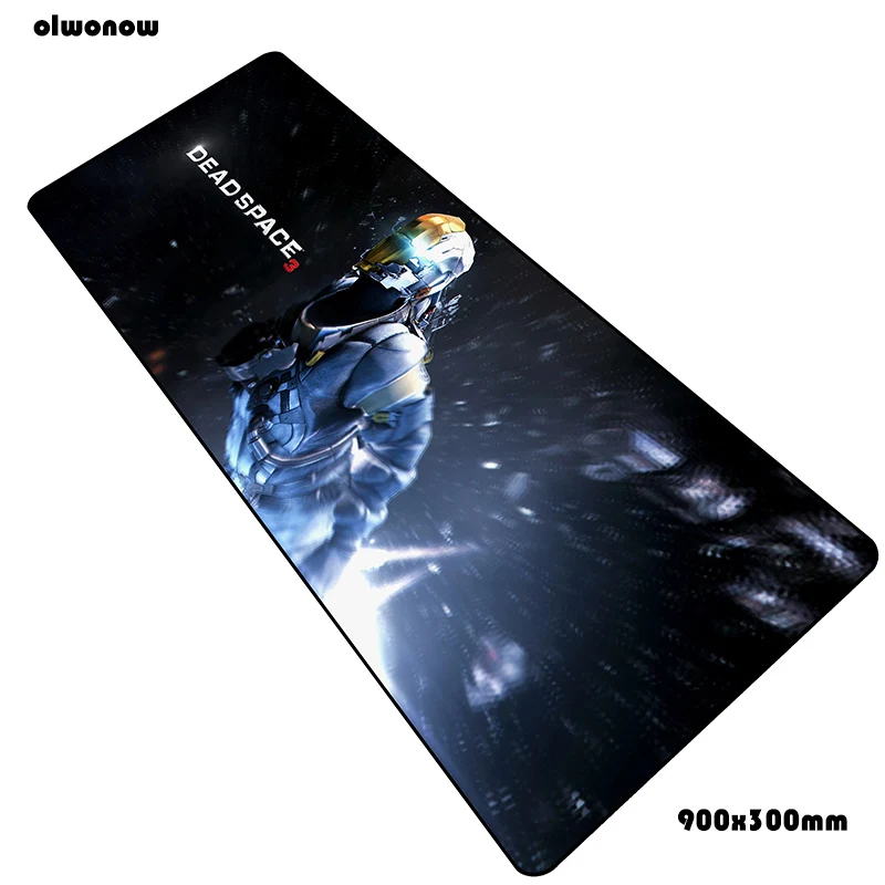 Коврик для мыши dead space 90x30 см, коврики для мыши, игровой коврик для мыши, геймерский мультяшный большой персонализированный коврик для мыши, клавиатура, ПК, коврик - Цвет: Size 900x300x2mm