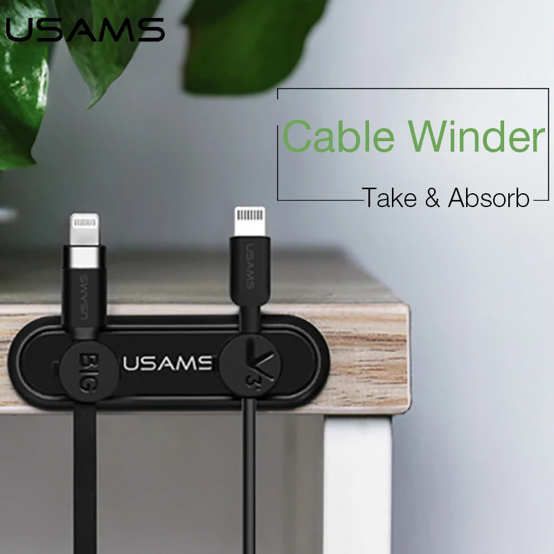 Cable Organizer USB Cable Management Winder Clip Desktop
