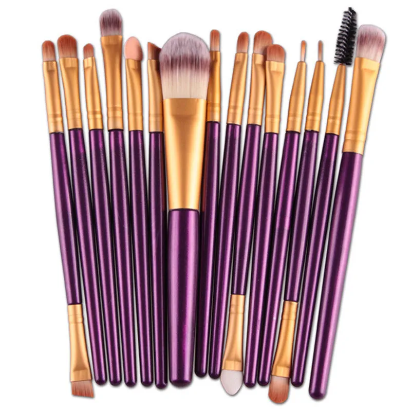 

18pcs Cosmetic Makeup Brush Blusher Eye Shadow Foundation Eyeliner Concealer Pro Cosmetic Tool Brushes Set Kit
