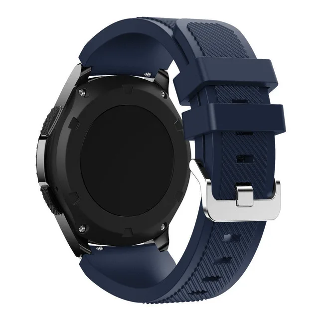 22 мм ремешок на запястье для huawei Watch GT Силиконовые браслеты для часов для Honor watch Magic Замена браслета смарт-аксессуары для часов - Цвет: dark blue