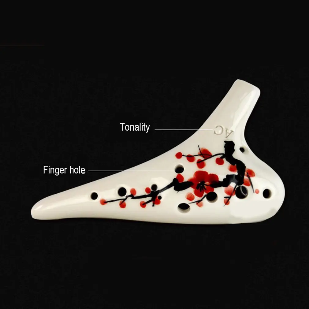 Керамическая керамика 12 отверстий окарина флейта Zelda Alto C AC керамика s Профессиональный музыкальный духовой ОРФ инструмент