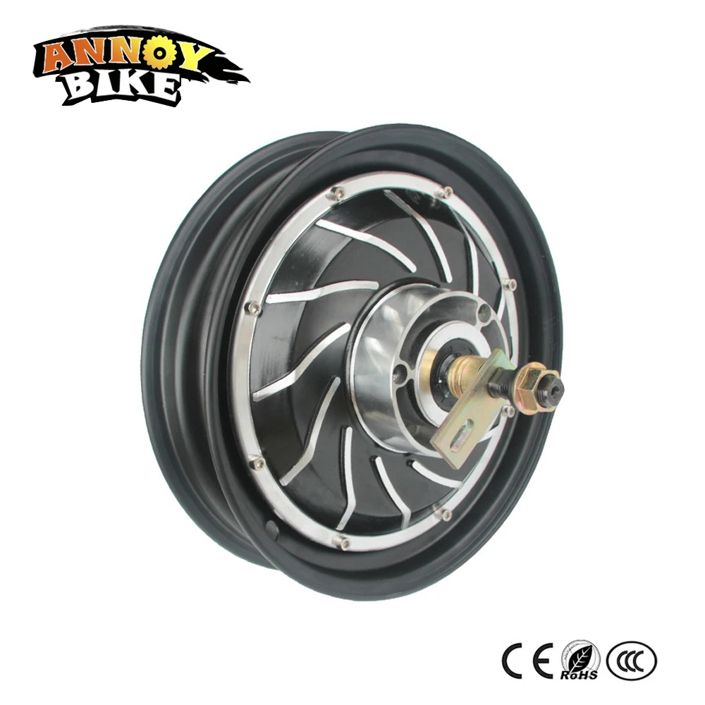 Discount 10 Inch 60V 72V 96V 1500W Wheel Motors electric bicicleta For Electric Motocycle Electric Bike adult electric car Vehicle 1