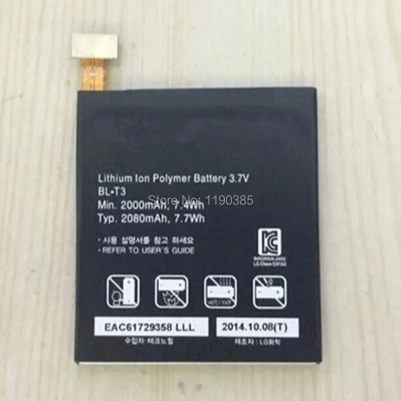 BL-T3 2000mAh Built in battery Mobile phone For OptimusVU F100 F100S F100L F100K P895 VS950 New and Original | Мобильные телефоны и