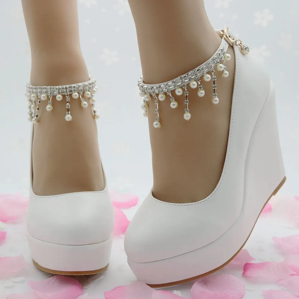 Fashion bianca wedges pumps scarpe platform wedges scarpe for Donna Fashion bianca wedges pumps scarpe scarpe scarpe platform wedges scarpe for Donna 4450ef