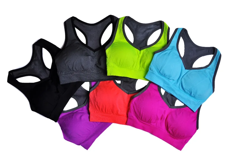 

Women Quick Drying Shakeproof Outwear Push Up Bra Sexy Women Sleeveless Underwear Crop Tank Top Fake Bra Intamates Bras