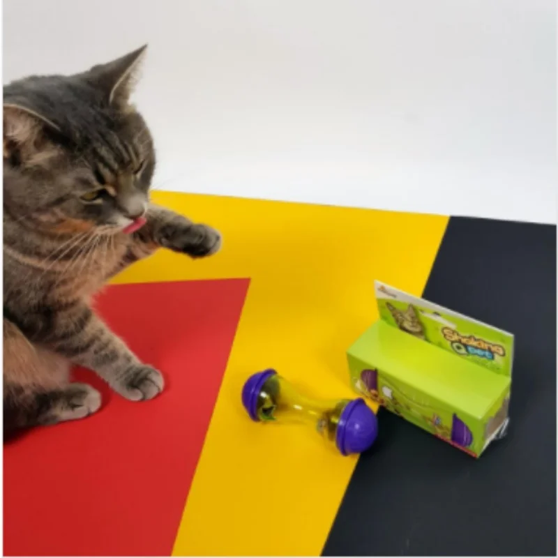 

Educational Pet Feeder Dog Cat Bone Shape Food Container Rolling Leakage Dispenser Bowls For Dogs Playing Training Toy