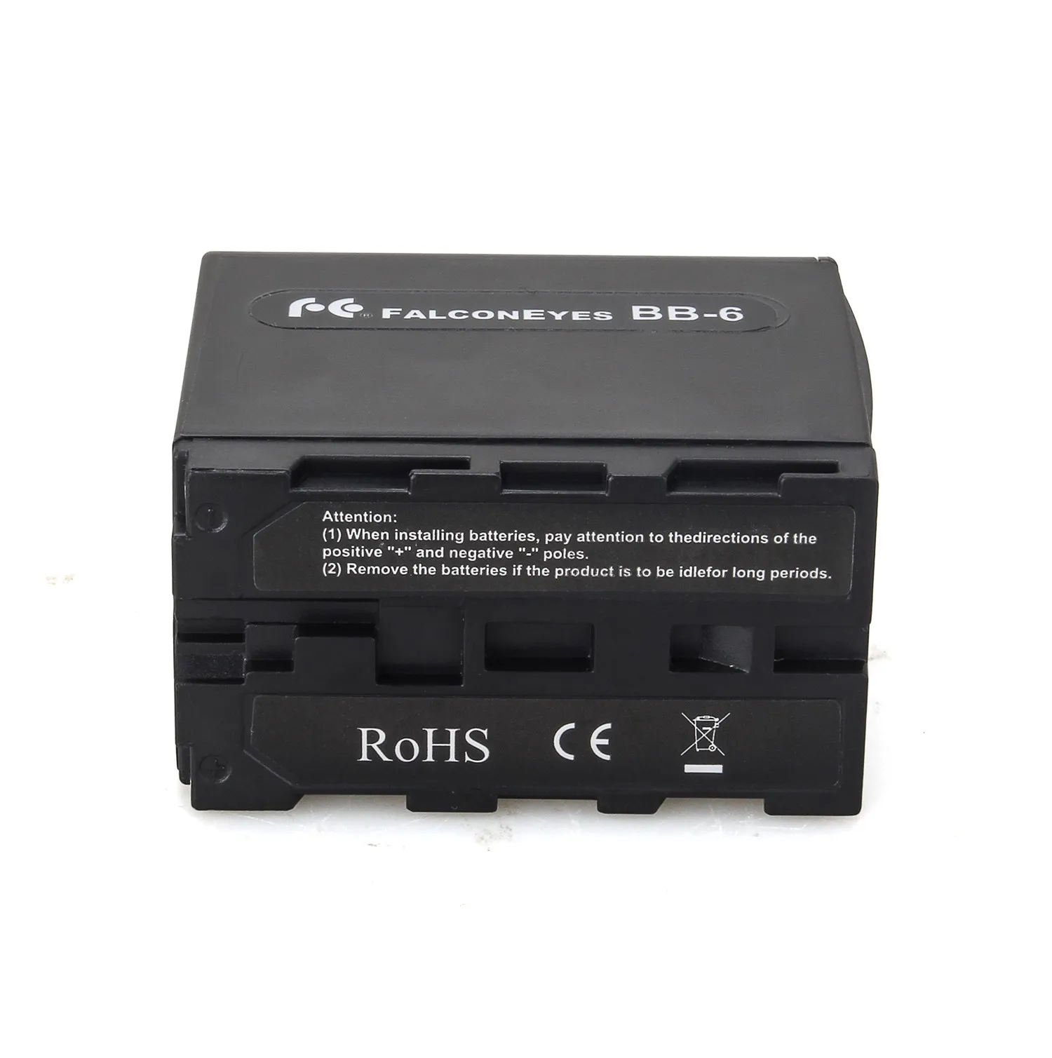 FALCON EYES BB-6 6 шт. AA Батарея пакет Мощность работать как NP-F970 для Светодиодный Видео панели или монитор YN300 II PT-176 DV-160V BB 6