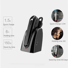 Беспроводные Bluetooth 4.0 автомобилей наушники Handfree Универсальный стерео бас гарнитура наушники с микрофоном для iphone