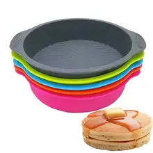 

ANDES kitchen Big and Beautiful Round Shape 3D diy Silicone Cake Mold Baking Tools Bakeware Maker Mold Tray Baking cozinha