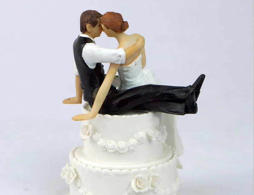 Sitting Wedding Cake Toppers Sitting Wedding Cake Toppers
