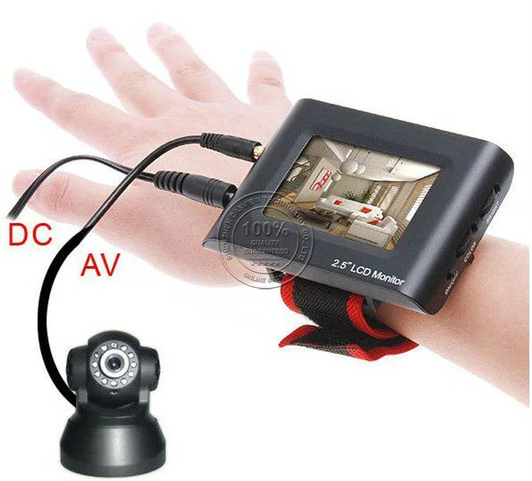 2.5 inch TFT LCD monitor CCTV Tester Analog camera monitor Video Audio