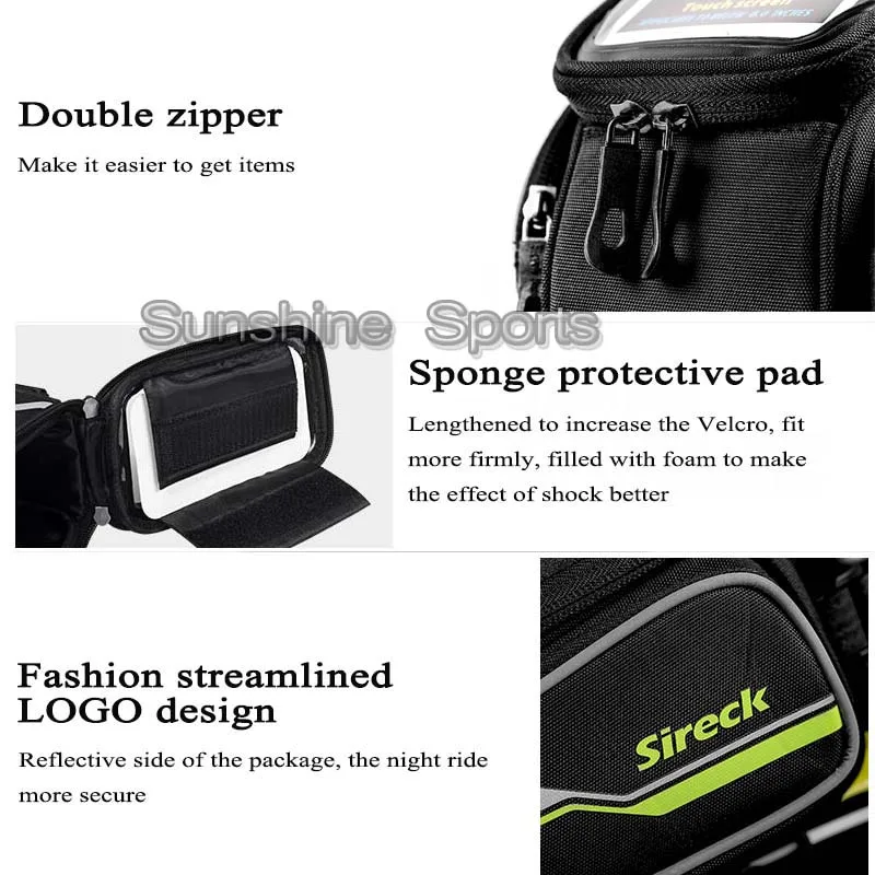 Clearance Sireck Road Bicycle Bag Mountain Bike 6 Inch Front Frame Phone Case Touchscreen Bag Saddle Cycling Top Tube Bag Bike Accessories 29 Clearance Sireck Road Bicycle Bag Mountain Bike 6 Inch Front Frame Phone Case Touchscreen Bag Saddle Cycling Top Tube Bag Bike Accessories 29