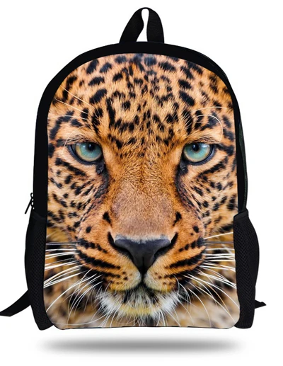 16-дюймовый шпилька для детей в виде животных на сумку, белый в виде головы тигра, школьный рюкзак для детей школьная сумка для мальчиков в возрасте 7-13 Мужской Рюкзак Школьная Сумка для мальчика - Цвет: ZDA16007