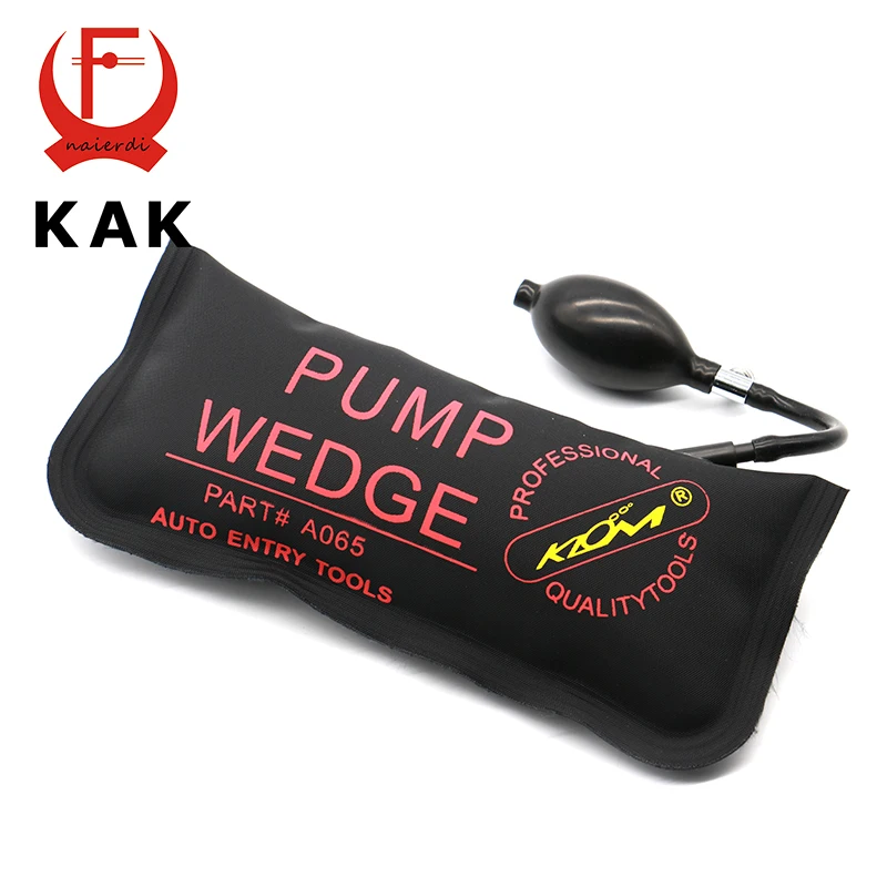 Black KLOM PUMP WEDGE LOCKSMITH TOOLS Big Size Auto Air Wedge Airbag