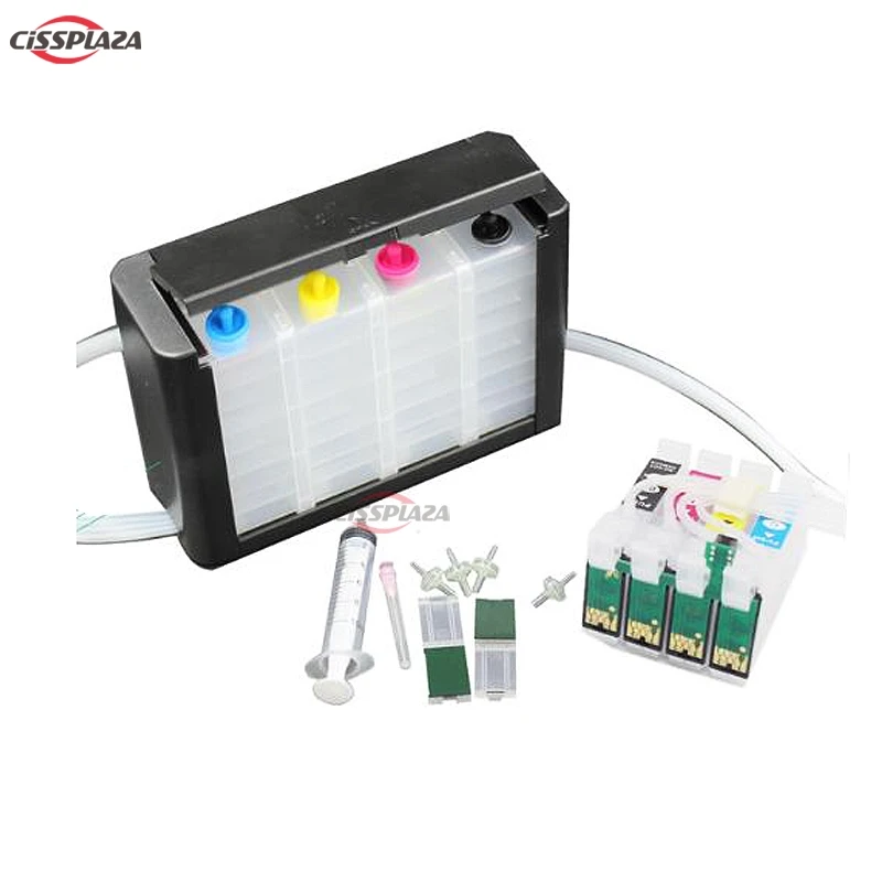 Роскошная чернильная система CISSPLAZA T1281 -t1284 CISS CIS совместимая с принтером Epson Stylus S22