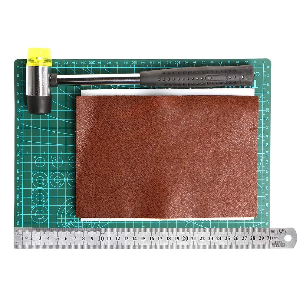 92 шт. кожаный инструмент для шитья ручной набор для шитья с зубцами дырокол для штамповки краев Creaser Groover Awl шитье DIY
