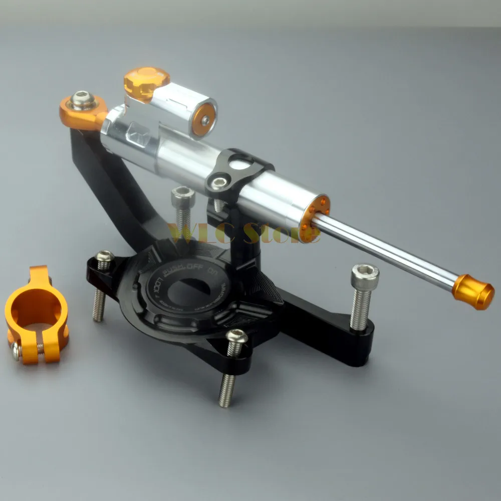 

For KAWASAKI Z1000 2014 2015 2016 Motorcycle Steering Damper Stabilizer Adjustable Linear with Bracket Kit