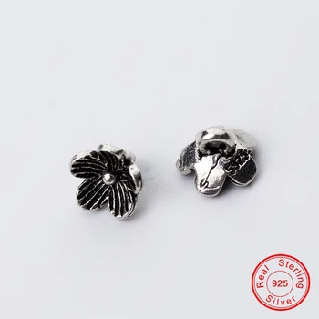 

UQBing 925 Sterling Silver Vintage Tiny Flower Retro Charms Jewelry Gifts