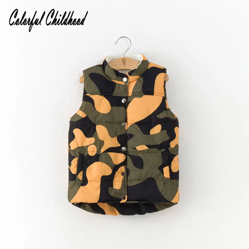

Kids boys vest autumn como printing sleeveless wasitcoat for toddler baby clothing winter warm fleece jacket girls clothes