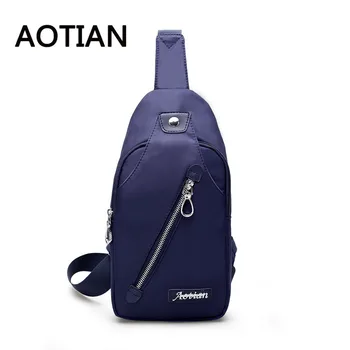 

2017 AOTIAN Brands High Quality Waterproof Nylon Men Cross Body Messenger Shoulder Bag Sling Chest Day Realer Back Pack