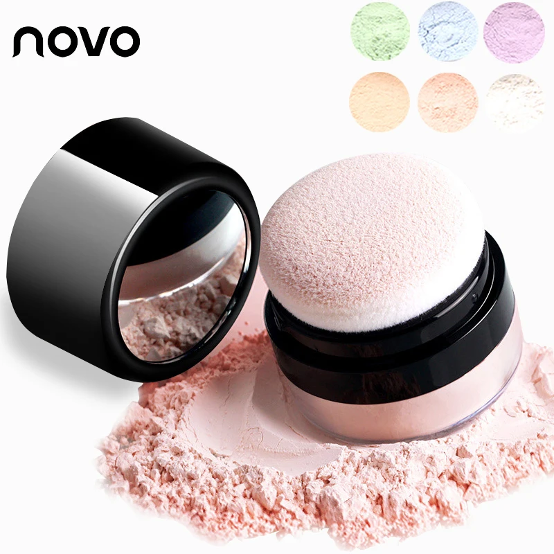 

2018 New Brand Makeup Setting Loose Powder Brighten Whitening Corrector Oil-Control Translucent Foundation Matte Finish Powder