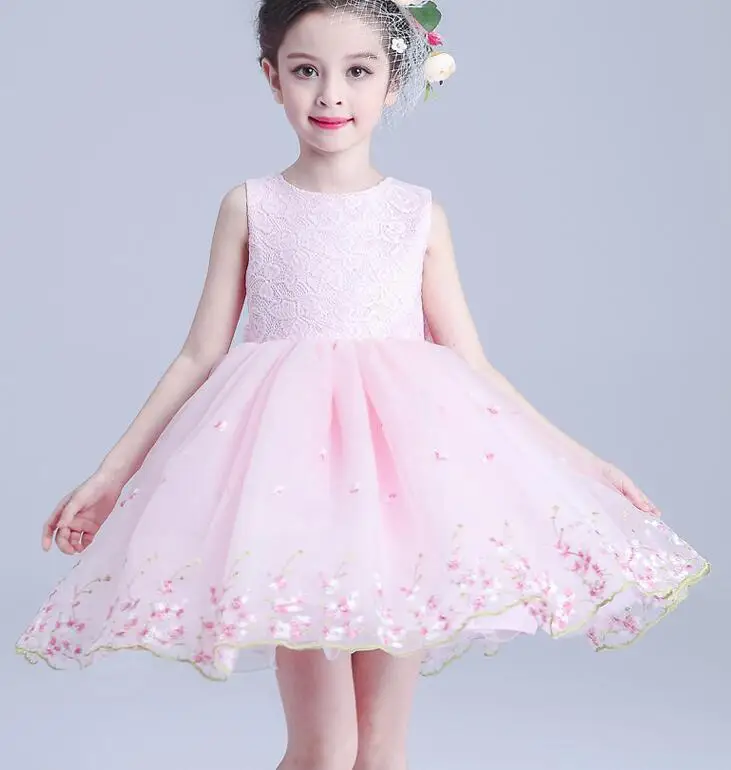 MERI AMMI/детское нарядное платье для девочек; нарядное платье принцессы на свадьбу, день рождения, Рождество; праздничные платья для От 3 до 12 лет маленьких девочек - Цвет: dress