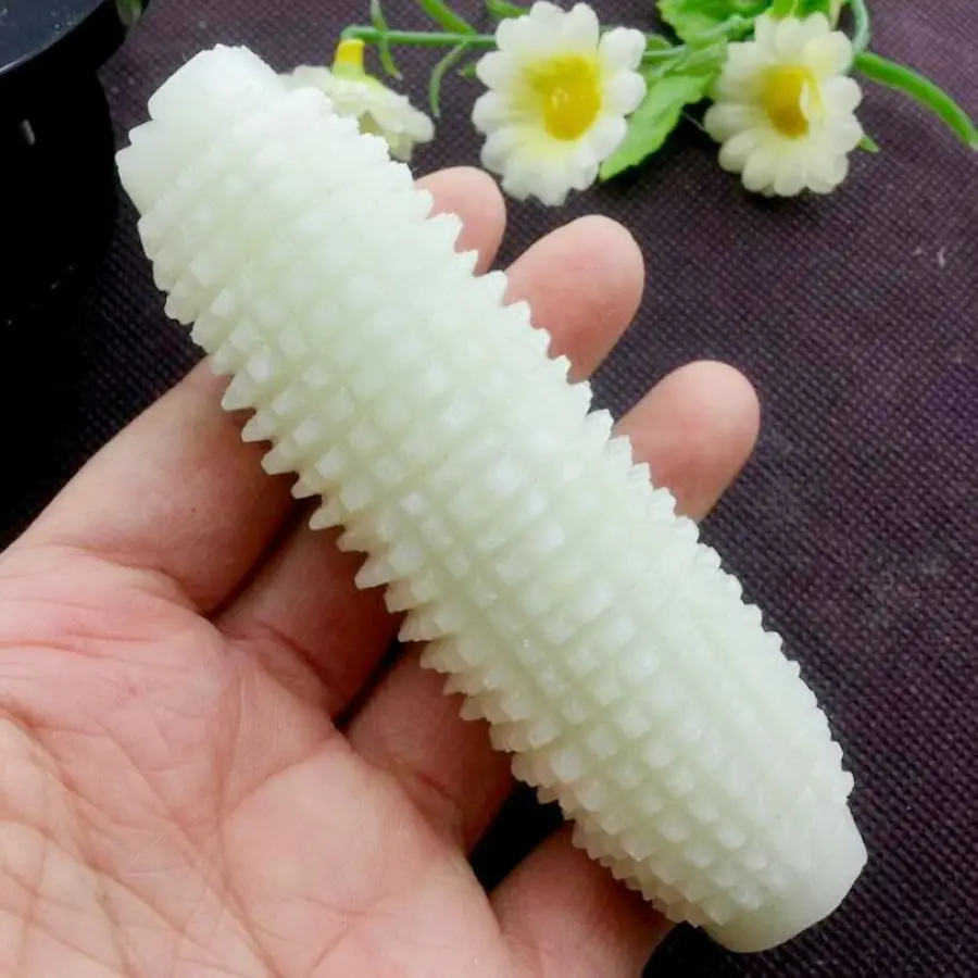 

1pcs Acupressure Massager Improve Blood Circulation Reflexology Massage Jade Stick Roller Tool Hand Head Foot Face Body Massager