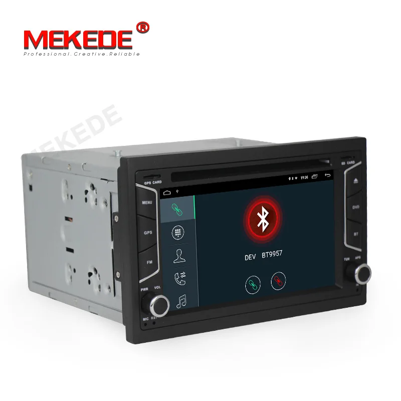 Excellent Promotion!Mekede 2GB+32GB android 9.1 car radio gps dvd player for nissan v w toyota kia universal gps navigation with WiFi BT 5
